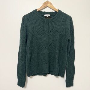 MADEWELL Alpaca-Blend Charley Pullover Sweater Size XXS Oversized Heather Moss